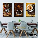 Tranh treo tường canvas 3 bức phong cách Bắc Âu 61, tranh decor trang trí phòng khách, phòng ngủ, phòng ăn, spa,cửa hàng