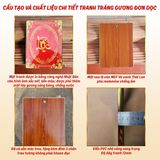 Tranh Phật Treo Tường Tráng Gương Ta Bà Tam Thánh CHÂN THIỆN MỸ, Làm Quà Tặng, Trang Trí Phòng Thờ TTP-D1-057