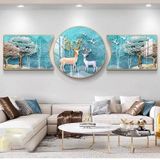 Tranh tráng gương, treo tường trang trí tết Phòng Khách/ Ngủ/ Đại sảnh/ Quầy Lễ tân/ Nhà Nghỉ.