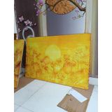 {120x80cm} Tranh tráng gương phòng thờ treo tường kèm video/ tranh cỡ theo yc
