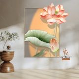 Tranh Hoa Nghệ Thuật Tráng Gương Phù Điêu 3D Treo Tường, Decor Phòng Khách, Spa Kèm Quà Tặng Siêu Xinh