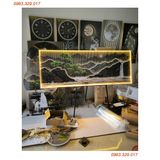 Tranh Điện LED Sơn Thủy Thác Nước Chảy mang ý nghĩa trường tồn Hùng Vĩ Rộng lớn thu hút tài lộc cho Gia chủ sở hữu