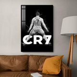 Tranh Poster Cầu Thủ Cr 7 , Treo Tường, Tráng Gương Cao Cấp, Mẫu Mã Cực Ngầu và Chất. Decor Phòng Decor Tường