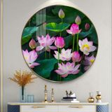 CỠ LỚN - TRANH TRÒN HOA SEN treo tường nghệ thuật cho phòng thờ, phòng khách #tranhtrangtri #tranhhoasen Phòng Khách Decor Phòng Decor Tường Đồng