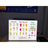 (Sẵn Hàng) Bảng Led Hộp Đèn Quảng Cáo, Khung Tranh Điện A2 Để Bàn, Treo Tường
