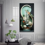 Tranh treo tường khổ dọc, trang trí phòng khách, trang trí cầu thang, tranh tráng gương