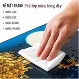 Tranh tráng gương treo tường in hoa lá đơn giản tinh tế sang trọng độ bền trên 10 năm Kích thước lớn