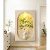 Tranh Hoa Mẫu Đơn Tráng Gương Treo Tường Phòng Khách/ Tranh Khách Sạn/ Decor Nhà Nghỉ/ Tranh Hiện Đại/ Quà Tặng