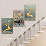 Tranh Tráng Gương Laminate 5D, Tranh Treo Tường Cầu Thang, Tranh Trang Trí Nội Thất