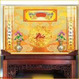 {Kích thước 80x120cm} Tranh tráng gương treo phòng thờ. Tranh Treo Tường phòng thờ