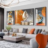 SET 3 Tranh Treo Tường Phòng Khách Phong Cách Hiện Đại/ Tranh Tráng Gương Phòng Khách/ Decor Phòng/ Khách Sạn