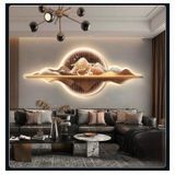 Tranh tráng gương điện led núi treo tường tráng gương , tranh trang trí, decor nhà cửa