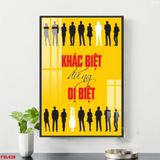 Tranh Laminate Tráng Gương - Tranh Treo Văn Phòng Slogan Tạo Động Lực - Phòng Quảng cáo