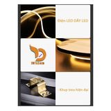 Đồng Hồ Tranh Điện LED Tranh Cửu Ngư núi rừng hùng Vĩ Có Điều Khiển Từ xa tự động treo tường phòng khách cao cấp..