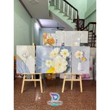 T33 Bộ 3 Tranh Trừu Tượng Treo Phòng Khách/ Ngủ/ Hiện Đại Hươu Nai Bắc Âu/ Khách Sạn/ Cá Ngựa Mã Decor Hiện Đại
