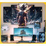 Tranh One piece/Dragon ball Tráng Gương 5d Cao Cấp Luffy/ Zoro/ACE Tráng Trí Phòng Khách/ Game/ Phòng Ngủ/ Shop Quần Áo