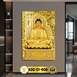 Tranh Phật Treo Tường Tráng Gương Ta Bà Tam Thánh CHÂN THIỆN MỸ, Làm Quà Tặng, Trang Trí Phòng Thờ TTP-D1-057