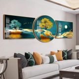 Nhiều Mẫu HIện Đại Bộ Tranh Treo Tường Tráng Gương In Uv 5D Cao Cấp. Trang Trí Nhà Cửa,Phòng Khách, Làm Quà Tặng Tân Gia