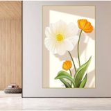 Tranh Treo Tường Hoa Lá Thiên Nhiên Treo Phòng Khách/ Ngủ/ Khách Sạn/ Quà Tặng khai Trương SPA Decor nội thất