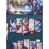 Tranh Tráng Gương Luffy Zoro One Piece Decor Phòng Ngủ , Tranh Treo Tường Gaming Có Sẵn Keo Dán Không Cần Khoan Tường