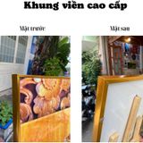 Tranh Tây Phương Tam Thánh Có Đèn Tráng Gương Treo Tường TỪ TÂM-HD73, Tranh Phật Trang Trí Phòng Thờ, Làm Quà Biếu Tặng
