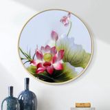 Tranh tráng gương kích thước D60 tặng kèm đinh treo,không cần khoan tường. Treo Tường Phòng Khách