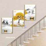 Tranh Tráng Gương Laminate 5D, Tranh Treo Tường Cầu Thang, Tranh Trang Trí Nội Thất