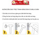 Tranh Tráng Gương Pha Lê Tròn CHÂN THIỆN MỸ, Decor Treo Tường Trang Trí Phòng Mã Đáo Thành Công TG-T1-094