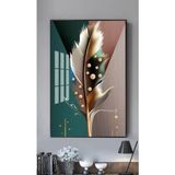 T47 Tranh Lông Vũ Treo Tường Decor Phòng Ngủ Phòng Khách/ Bàn làm Việc/ Lối Lên cầu thang nhà cửa Đại Sảnh Khách Sạn