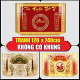 Tranh phòng thờ loại tráng gương cao cấp sản xuất kích thước lớn theo yêu cầu bảo hành 10 năm