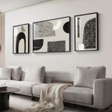 Bộ 3 Tranh Tráng Gương Trừu Tượng Phong Cách Hiện Đại/ Tranh Khách Sạn/ Decor Shop/ Phòng Khách/ phòng Ngủ/ Quà Tặng
