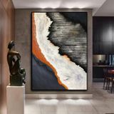Tranh Biển Trừu Tượng Tráng Gương Phong Cách Hiện Đại/ Decor Khách Sạn/ Nhà Nghỉ/ Phòng Khách