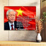 Tranh treo tường 3 Bác, tranh tráng gương 4KHD sáng bóng đẹp và sang trọng Treo Phòng Phòng Khách
