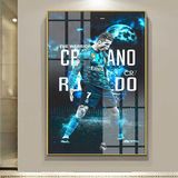 Tranh Poster Cầu Thủ Cr 7 , Treo Tường, Tráng Gương Cao Cấp, Mẫu Mã Cực Ngầu và Chất. Decor Phòng Decor Tường