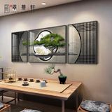 Bộ 3 Tranh Treo Tường Hươu Tài Lộc Tráng Gương Trang Trí Decor Phòng Khách Hợp Phong Thủy, Quà Tặng Tân Gia