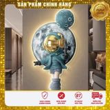 T34 Tranh tráng gương led 5d mẫu phi hành gia Hot Trend