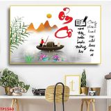 Tranh Tráng Gương Cao Cấp Tri Ân Thầy Cô, Nhà Giáo Mẫu Mới hiện Đại Tặng Kèm Đinh Chuyên Dụng