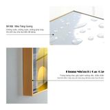 Tranh Treo Tường Tráng Gương Khung Nhôm Cô Gái Nghệ Thuật Treo Phòng khách/ làm việc/ SPa/ Nail/ Mi/ Phun Săm Thẩm Mỹ Vi