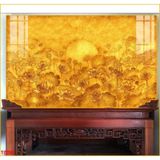 {120x80cm} Tranh tráng gương phòng thờ treo tường kèm video/ tranh cỡ theo yc