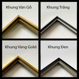 BỘ 6 TRANH TREO TƯỜNG TRÁNG GƯƠNG ĐÃ CÓ KHUNG TROPICAL NHIỆT ĐỚI HIỆN ĐẠI SIÊU RẺ
