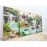Tranh Tráng Gương Cao Cấp, Tranh Treo Tường Phòng Khách, Tranh In UV Lên Mica Bóng Đẹp, Phù Hợp Làm Quà Tết | LST Shop