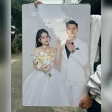 Ảnh tráng gương HD 4K treo tường (Bo viền) - in theo mẫu Decor Khung Tranh Treo Phòng Decor Tường Phòng Khách