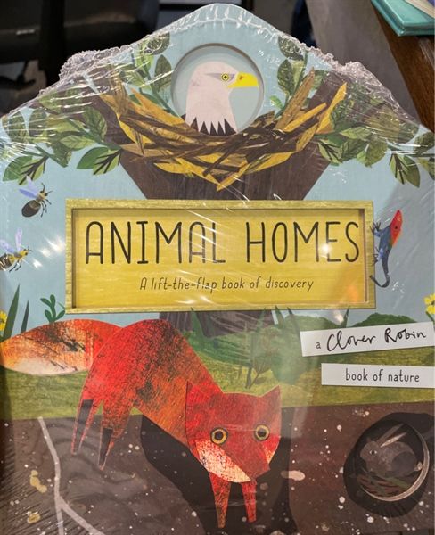 A lift the flap book of discovery Animal Homes by Clover Robin