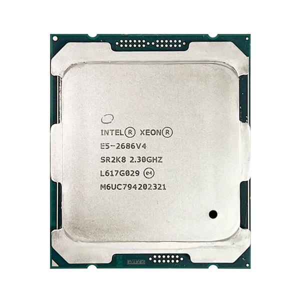 CPU Intel Xeon E5-2686V4 (2.3GHz Turbo 3.0GHz, 18N 36L, 45MB Cache