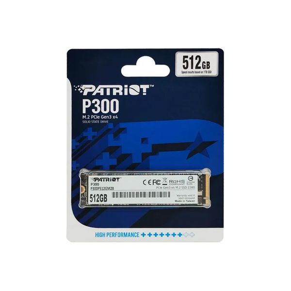Ổ CỨNG SSD PATRIOT P300 512G 2280 NVME – VI TÍNH GIA PHÁT