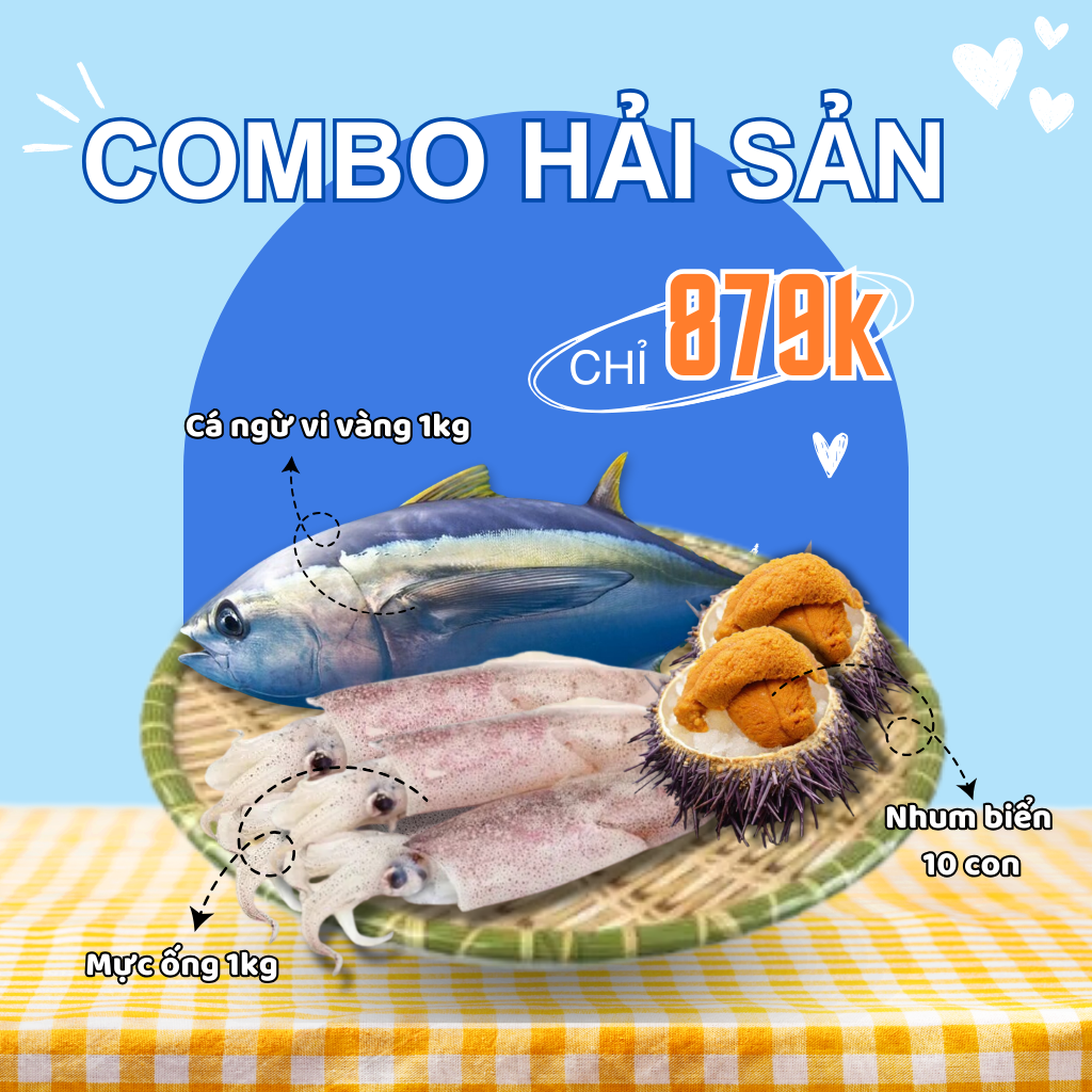 Combo Hải Sản Tươi Ngon - 879k