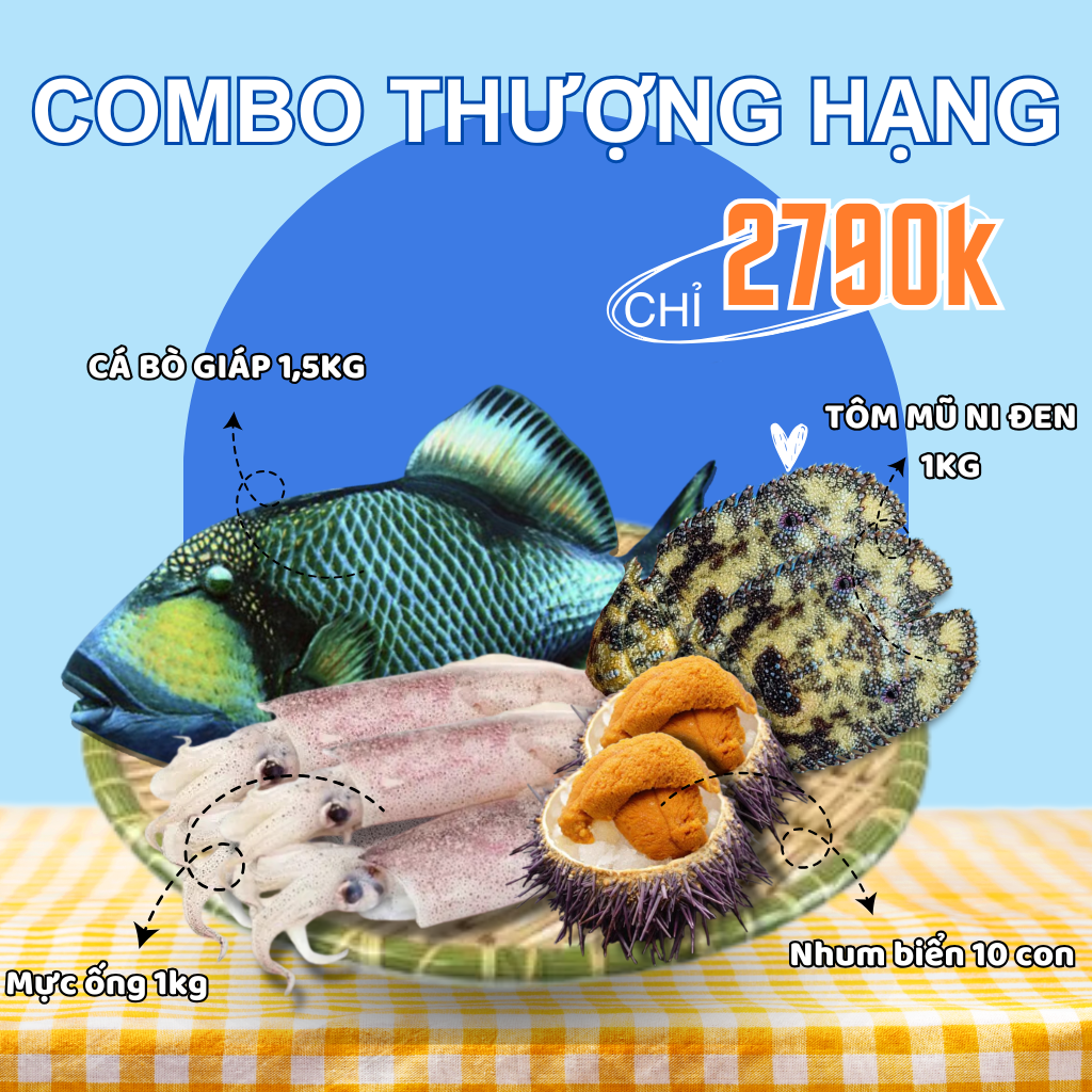 Combo Hải Sản Thượng Hạng (6 -8 người ăn)