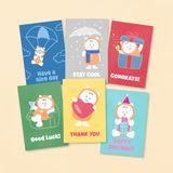 Thiệp cảm ơn Moni Message Card