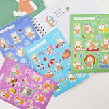 Sticker ngày đi biển của Moni