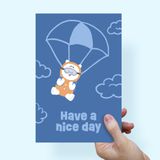 Thiệp chúc một ngày tốt lành Moni Message Card